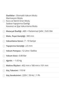 Otomatik Vakum Makinesi ürün fotoğrafı