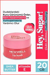 Hey Sugar! Çilek Aromalı Dudak Peelingi 20gr ürün fotoğrafı