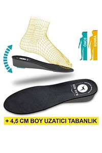 Extender 4,5 Cm Siyah Boy Uzatıcı Tabanlık ürün fotoğrafı