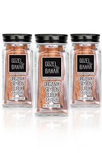 Organik Seylon Çubuk Tarçın 16 Gr X 3 (tuzluklu ürün fotoğrafı