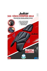 Motosiklet Konfor Sele Hava Destekli Ezilme Yapmaz Sele Kılıfı (KEDİLERE ÖNLEM) ürün fotoğrafı