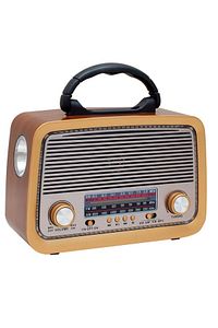 301 Eskitme Nostalji Tasarımlı Bluetoothlu Nostalji Radyo Fm-sd Kart-aux ürün fotoğrafı