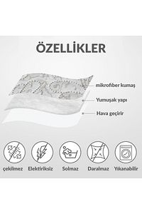 Yatak Örtüsü, Çift Kişilik Yatak Örtüsü - Pudra ürün fotoğrafı