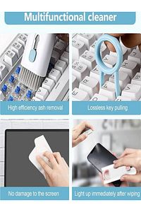 Mavi 7 In 1 Macbook, Airpods, Telefon, Tablet, Klavye, Kulaklık, Laptop Çok Işlevli Temizleme Seti ürün fotoğrafı