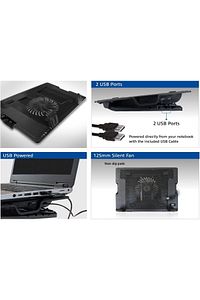 Notebook Soğutucu Fan Yükseklik Ayarlı Laptop Altı Soğutucu ürün fotoğrafı