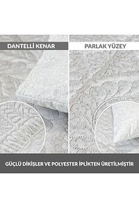 Yatak Örtüsü, Çift Kişilik Yatak Örtüsü - Pudra ürün fotoğrafı