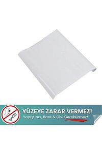 2 Adet 120 x 90 Cm Yapışkansız Statik Manyetik Akıllı Kağıt Tahta - Beyaz ürün fotoğrafı