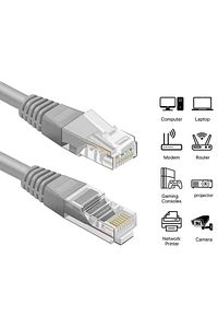 15 Metre Cat6 İnternet Ethernet Kablosu EzRj45 Cat 6 Utp Patch Kablo High Speed Yüksek Hız ürün fotoğrafı