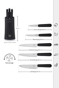 Right Knife Soft Touch 6 Parça Bıçak Seti ürün fotoğrafı