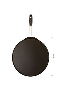 Mutfaksever Biogranit Gözleme Ve Lavaş Tavası 34 Cm Black ürün fotoğrafı