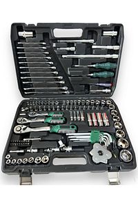 Tam Profesiyonel Germany 72 Diş Eğik Cırcır 121 Parça Lokma Takımı Oto Tamirci Tam Set 1/2-3/8-1/4 ürün fotoğrafı