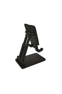Masaüstü Telefon Standı Yükseklik ve Bakış Açısı Ayarlanabilir Telefon Tutucu ve Tablet Standı Siyah ürün fotoğrafı