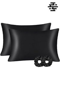 İpek Saten Yastık Kılıfı 2 Adet 50x70cm 2 Adet Saten Tokalı ürün fotoğrafı