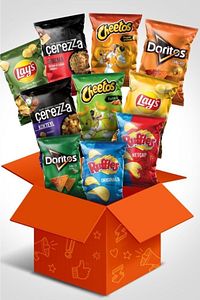 Dev Cips Paketi (Lay’s, Ruffles, Doritos, Cheetos, Çerezza) ürün fotoğrafı