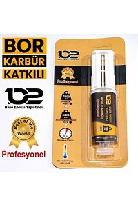 102 Nano Epoksi (1 TON KALDIRMA) Yüksek Isıya Dayanıklı (180 °C) Bor Karbür Katkılı Yapıştırıcı ürün fotoğrafı