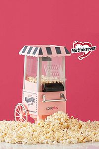 Mutfaksever Pembe Mısır Patlatma Popcorn Makinesi ürün fotoğrafı