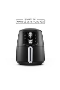 Fritöz Air Pro Cook Manuel Xl Airfryer Black 4 Kişilik 4683seri ürün fotoğrafı