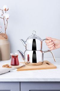 Urban İndüksiyon Tabanlı Mini Çaydanlık Takımı ürün fotoğrafı