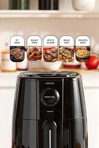Smart Cook 60 Dakikaya Kadar Zaman Ayarlı Compact Airfryer Black 2 Kişilik ürün fotoğrafı