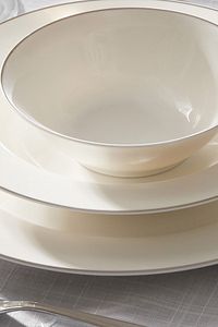 Lexi New Bone 56 Parça 12 Kişilik Yemek Takımı Platin ürün fotoğrafı