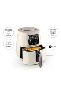 Air Pro Cook 3 In 1 Xl Ev Yemeği, Közleme, Sulu Yemek Tencereli Airfryer İconic Beige 4 Kişilik ürün fotoğrafı