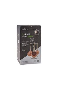 Biogranit Steel Plus Cezve Takımı Siyah ürün fotoğrafı