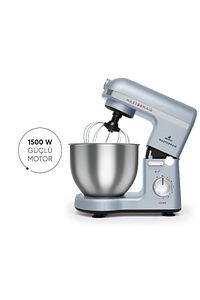 Mastermaid Chef Stand Mikser Foggy Blue 1500w 5 Lt ürün fotoğrafı