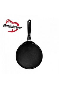 Mutfaksever Indüksiyon Tabanlı Biogranit Black Gözleme Ve Krep Tava 26 Cm ürün fotoğrafı