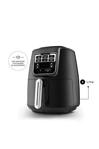 Air Pro Cook Xl 2 In 1 Konuşan Airfryer Fritöz Black Chrome 4 Kişilik ürün fotoğrafı