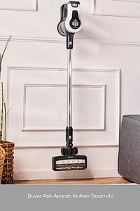 Vantuz Power Force Şarj Edilebilir Dik Süpürge Beyaz ürün fotoğrafı