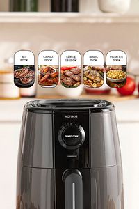 Smart Cook 60 Dakikaya Kadar Zaman Ayarlı Compact Airfryer Space Grey 2 Kişilik ürün fotoğrafı