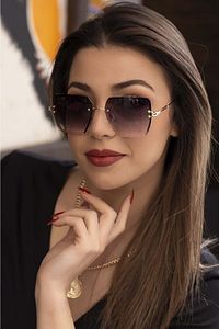 Kadın Kristal Füme Güneş Gözlüğü Ml 17 Bizote ürün fotoğrafı
