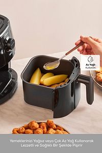 Smart Cook 60 Dakikaya Kadar Zaman Ayarlı Compact Airfryer Krem 2 Kişilik ürün fotoğrafı