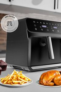 Multifry XXXL 9 Litre Dijital Çift Hazne Kullanılabilen Cam Pencereli Airfryer ürün fotoğrafı