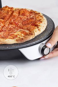 Gastro 10 In 1 Pizza Ve Lahmacun Makinesi Biodiamond Granit Silver Tandır ürün fotoğrafı