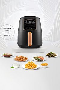 Air Pro Cook Xl 2 In 1 Konuşan Airfryer Black Cooper 4 Kişilik ürün fotoğrafı