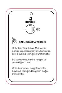 Hatır Közde Türk Kahvesi ve Türk Kahve Makinesi Space Gray 5 Fincan Kapasiteli Bol Köpüklü ürün fotoğrafı
