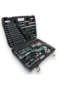 Tam Profesiyonel Germany 72 Diş Eğik Cırcır 121 Parça Lokma Takımı Oto Tamirci Tam Set 1/2-3/8-1/4 ürün fotoğrafı