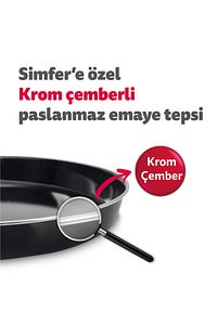 4244 Turbo Midi Fırın 42 Lt Inox ürün fotoğrafı