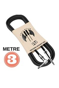 Gitar Jack Kablo Çelik Uç Düz/l 10ft-3m Elektro Akustik Bağlama Keman Amfi & Mixer Uyumlu Jak Kablo ürün fotoğrafı