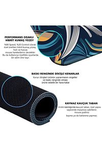 Longteng Special Edition 480x400x4 Mm E-spor Oyuncu Mouse Pad Yıkanabilir Mause Pad ürün fotoğrafı