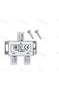 2 Li Uydu Splitter Kablo Tv Rg6 4818p Çoklayıcı Dağıtıcı Anten Çanak Çevirici Switch Hub ürün fotoğrafı
