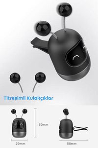 Sevimli Gülen Yüz Araç Kokusu Klima Üzeri Koku 3 Farklı Koku Hediyeli ürün fotoğrafı