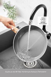 X Refika Birgül Swiss Crystal Tava 30 Cm Creamy ürün fotoğrafı