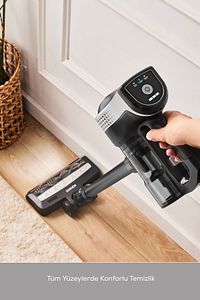 Vantuz Power Force Max 2 in 1 Şarj Edilebilir Dik Süpürge Silver ürün fotoğrafı