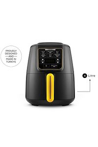 Air Pro Cook Köz XL Airfryer Fritöz Black Gold 4 Kişilik ürün fotoğrafı