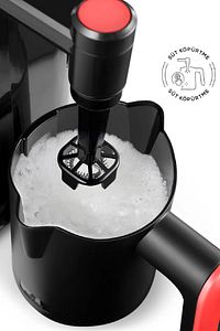 Hatır Barista Cappuccino ve Türk Kahve Makinesi İmperial Red ürün fotoğrafı
