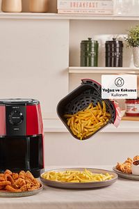 Smart Cook 60 Dakikaya Kadar Zaman Ayarlı Compact Airfryer Ruby 2 Kişilik ürün fotoğrafı