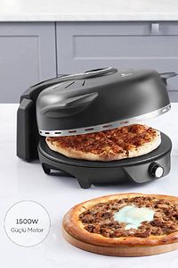 Gastro 10 in 1 Pizza Lahmacun ve Tandır Ekmeği Makinesi Biodiamond Matte Black ürün fotoğrafı