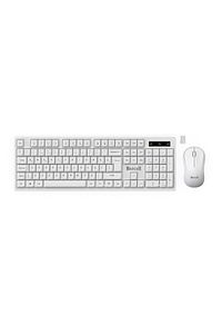 Kablosuz Klavye Mouse Seti Türkçe Q Klavye Sessiz Usb’li Klavye Fare Set Beyaz ürün fotoğrafı